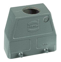 Harting 19300100428 Heavy Duty Connector Hood M40 Han B Series 180° Aluminium Body