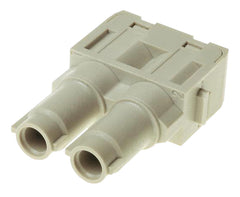 Harting 09140022741 Heavy Duty Connector Insert Han-Modular Series 2 Contacts Receptacle Screw Socket 70 A
