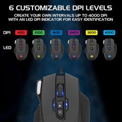 Enhance Theorem 2 Pro Gaming Mouse (Black)