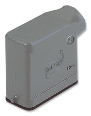 HARTING 19 20 010 1540 Heavy Duty Connector Hood, M20 Side Entry, 2 Pegs, Low Profile, Han A Series, 90°, Aluminium Body