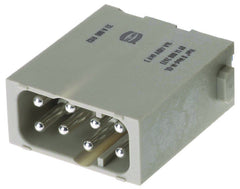 HARTING 09140082633 Heavy Duty Connector Insert, Han-Quick Lock®, Han-Modular EE Series, Plug, 8 Contacts