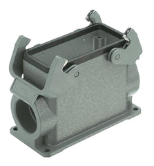 HARTING 19300160271 Heavy Duty Connector, Base, Panel Mount, Aluminium Body, 2 Lever, 16B