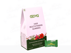 OZiva Hair Multivitamins Gummies - Kachcha Aam