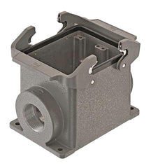 HARTING 19300320273 Heavy Duty Connector, M40, Base, Panel Mount, Aluminium Body, 2 Lever, 32B