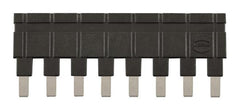 HARTING 09330009858 Jumper (Busbar), Black, Jumper, Harting Han ES Series Size 6B-24B Rectangular Connectors, 8 Ways
