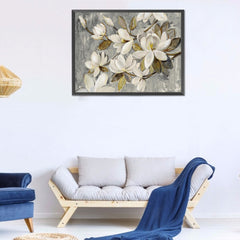 #A Flower Oil Paint By Numbers Kits Canvas Picture Wall Art DIY Craft Coloring