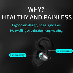 #A Single Ear Hook Headphones Tws Wireless Headst Handsfree Stereo for Mobile Ph