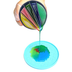 #A Silicone Paint Pouring Split Cups Reusable DIY Fluid Painting Paint Cups Tool