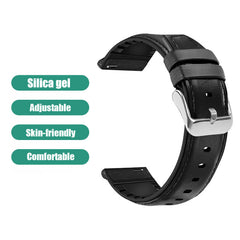 #A Waterproof Adjustable 22mm Watch Band Sports Bracelet Watch Wrist Strap