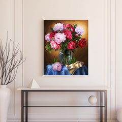 #A Flower Oil Paint By Numbers Kit DIY Acrylic Painting Wall Art Picture Craft S