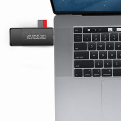 YC-432 Secure Digital TF Card Reader USB C to USB 3.0 OTG Adapter for PC Phone
