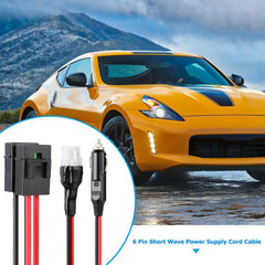 1.5m 30A 6Pin Short Wave Power Cable for Yaesu FT-857D/897D IC-725A/706 #F