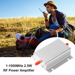 1-1000MHz 2.5W HF VHF UHF FM Transmitter RF Power Amplifier Amp for Ham Rad
