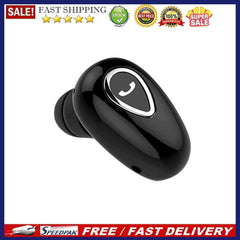 YX01 Mini Bluetooth Headset Hands Free Wireless Single Ear Earbud w/ Microphone