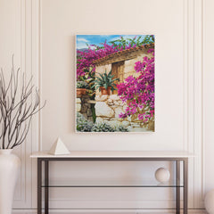 Yard Corner Oil Paint By Numbers Kit DIY Drawing Picture for Adults Home Deco