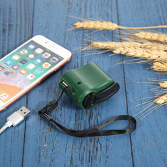 #A USB Emergency Charger Hand Crank Power Generator Outdoor Travel Survival Tool