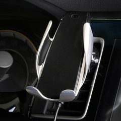 YHe Magic Clip S5 Car Cell Phone Storage Rack Qi Wireless Car Phone Charger Mobile H