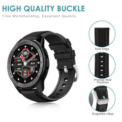 #A Waterproof Adjustable 22mm Watch Band Sports Bracelet Watch Wrist Strap