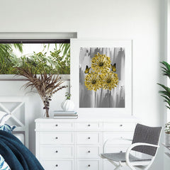Yellow Dandelions Paint By Numbers Kit DIY Frameless Art Picture On Canvas