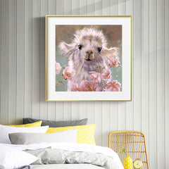 #A Cute Animal Oil Paint By Numbers Kit DIY Drawing Picture for Adults Home Deco