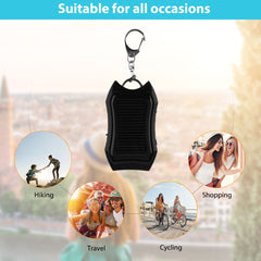 #A Power Bank - Travel-Friendly Universal Charging Solar Power Bank with Keychai