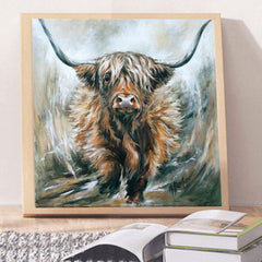 Yak Oil Paint By Numbers Canvas Picture DIY Craft Coloring Drawing Home Decor