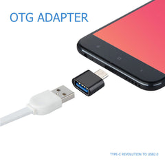 1/5pcs Type-C USB 2.0 OTG Adapter USB C Male to USB Female Converter Splitter