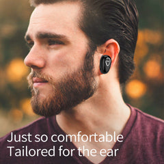 YX01 Mini Bluetooth Headset Hands Free Wireless Single Ear Earbud w/ Microphone