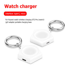 #A Micro/Type-C 1000Mah Wireless Charging Portable Charger for Huawei Watch GT2