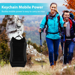 #A Power Bank - Travel-Friendly Universal Charging Solar Power Bank with Keychai