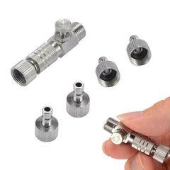 1/8 Airbrush Quick Adapters Disconnect Release Coupling Brush Connector T0C7