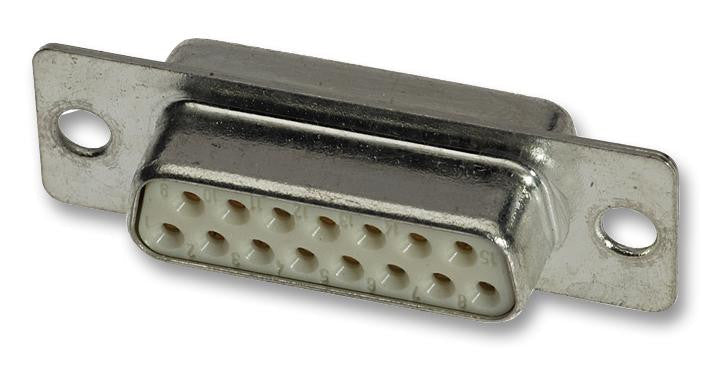 HARTING 09641117210 Filtered D Sub Connector, D-Sub Filter Series, DE, Receptacle, 9 Contacts, 47 pF, Steel Body