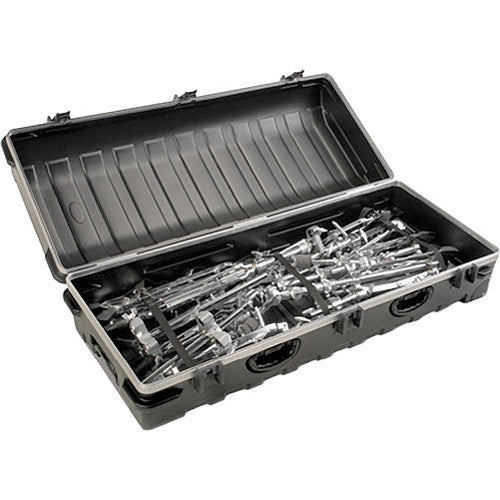 SKB X-Large ATA Stand Case with Wheels - holds Audio and Lighting Stands up to 49 1/2 x 20 1/4 x 13 1/2"