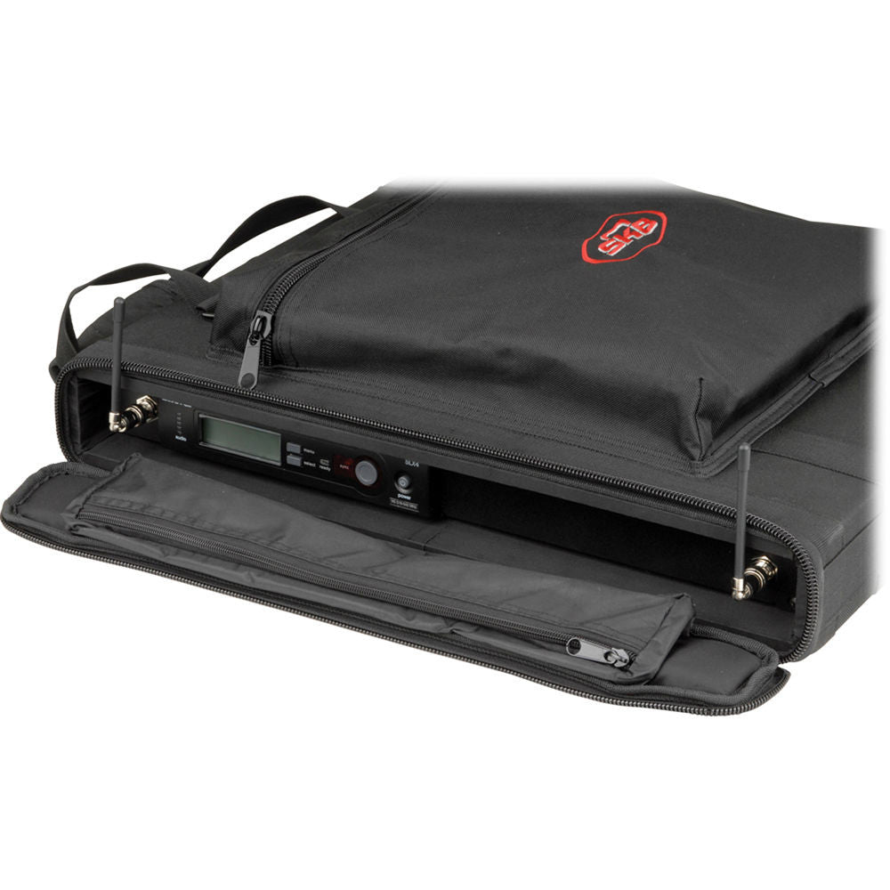 SKB Audio Soft Rack (1U Rack Size, 20.75 x 17.5 x 3.75", Black)