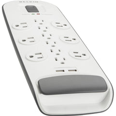 Belkin BV112050-06 12-Outlet Surge Protector with USB Charging (White)