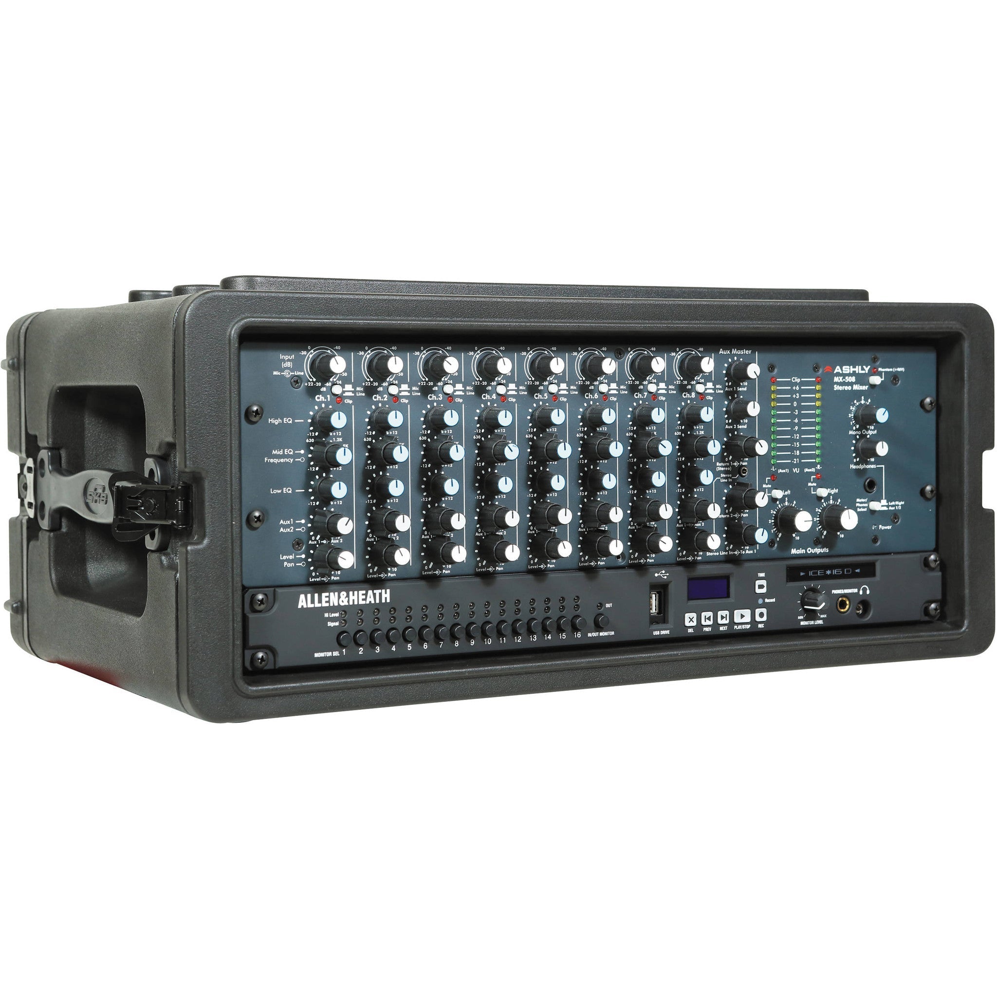 SKB 4U Roto Shallow Rack Case with Steel Rails