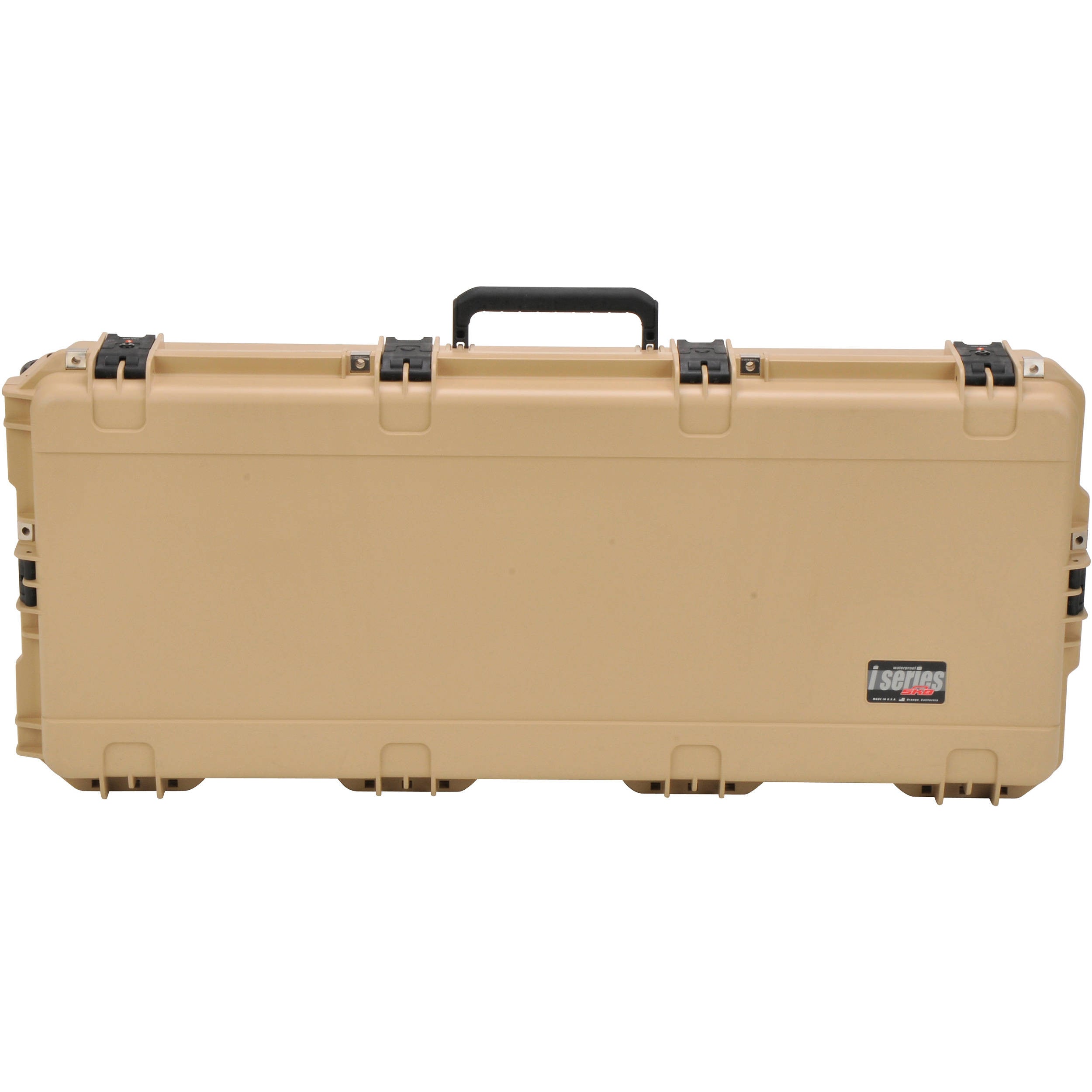 SKB iSeries Waterproof Acoustic Guitar Case with Wheels (Tan)