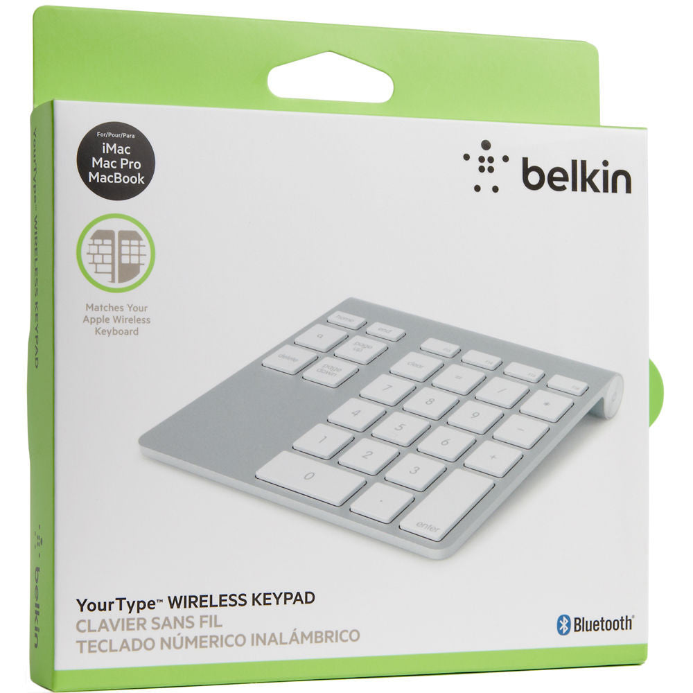 Belkin YourType Bluetooth Wireless Keypad for MacBook Air/MacBook Pro/iMac