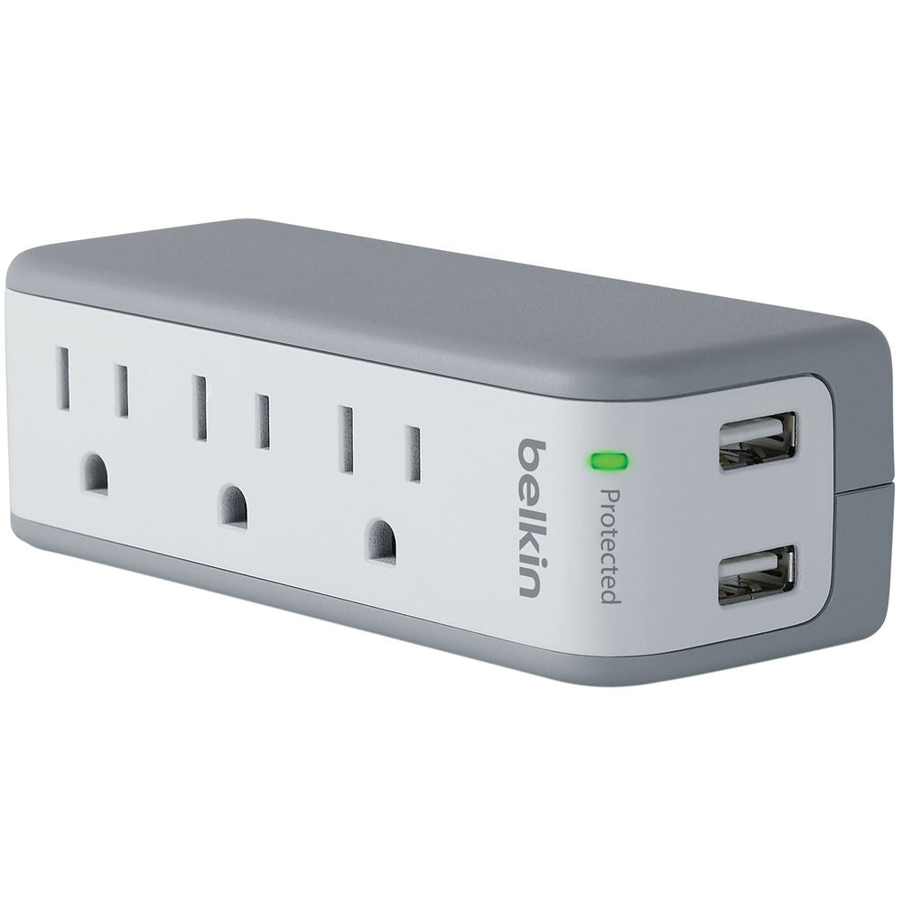 Belkin 3-Outlet Mini SurgePlus Protector (Blank Box Packaging)