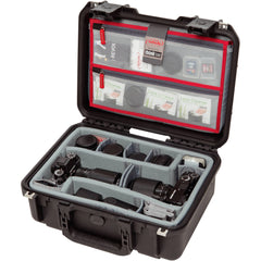 SKB iSeries 1510-6 Case w/Think Tank Designed Photo Dividers &&nbsp;Lid Organizer (Black)