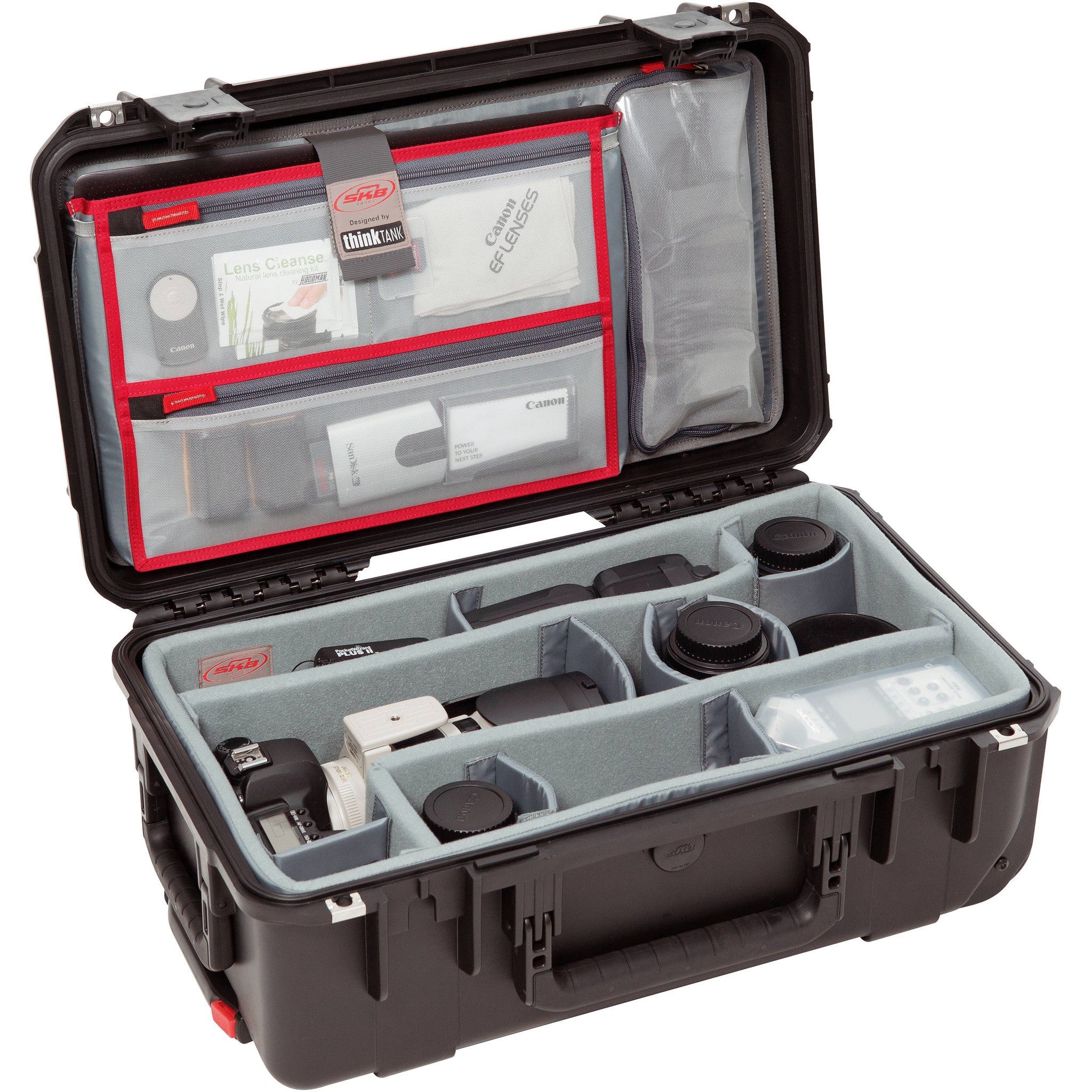 SKB iSeries 2011-7 Case w/Think Tank Designed Photo Dividers &&nbsp;Lid Organizer (Black)