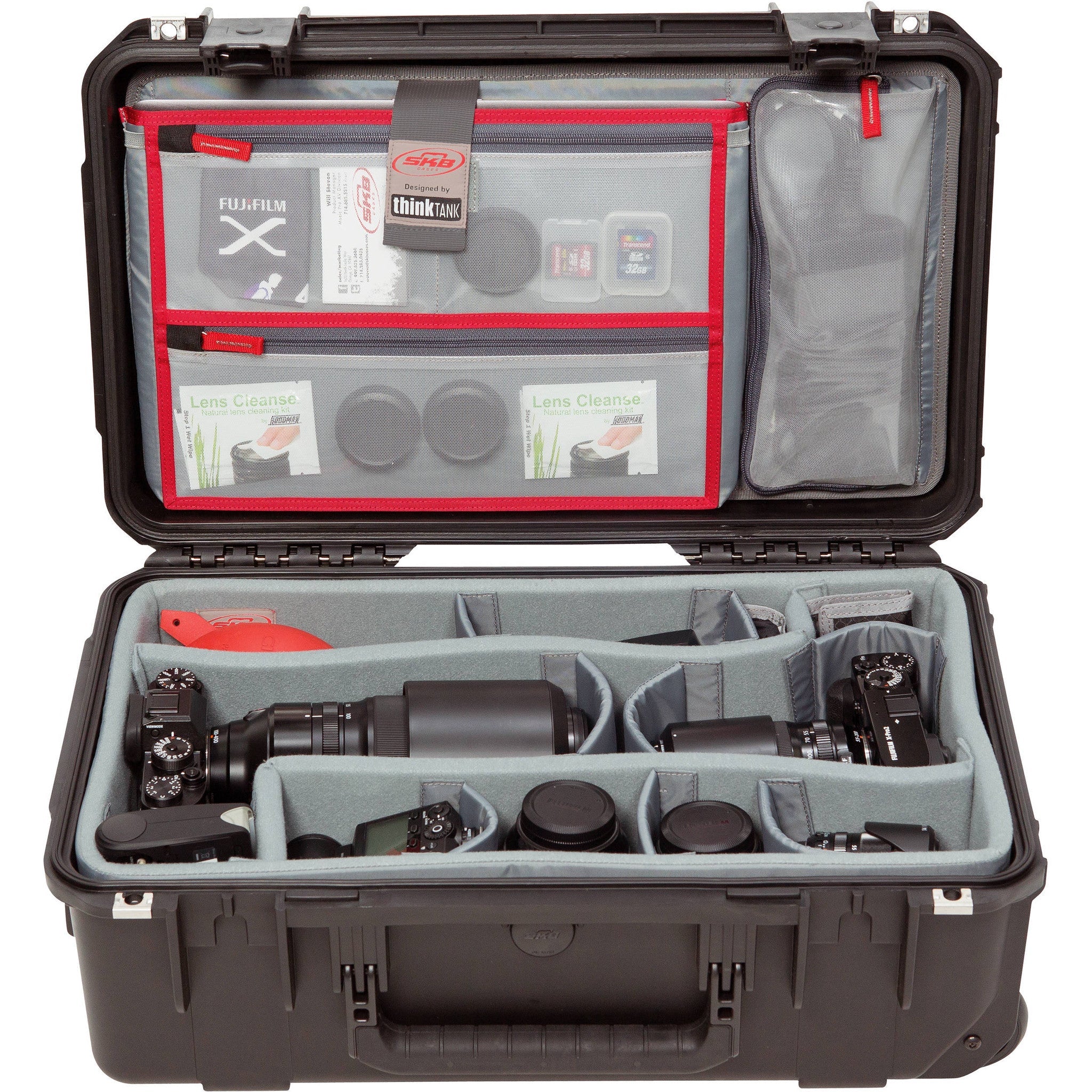 SKB iSeries 2011-7 Case w/Think Tank Designed Photo Dividers &&nbsp;Lid Organizer (Black)