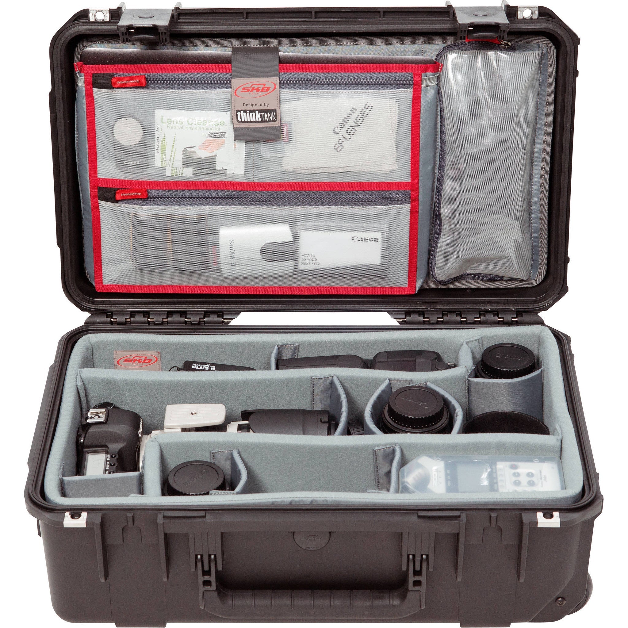 SKB iSeries 2011-7 Case w/Think Tank Designed Photo Dividers &&nbsp;Lid Organizer (Black)