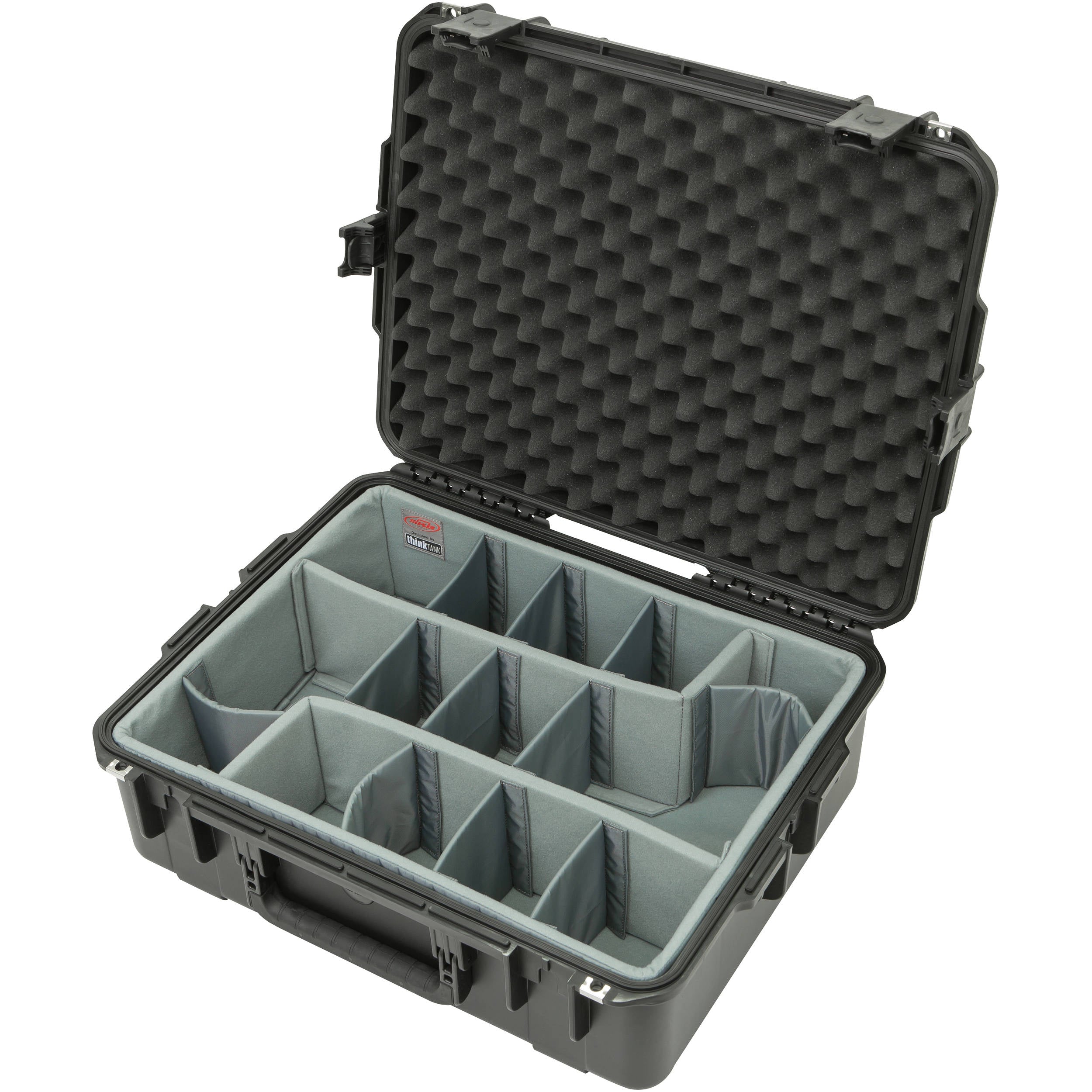 SKB iSeries 2217-8 Case with Think Tank-Designed Photo Dividers &&nbsp;Lid Foam (Black)