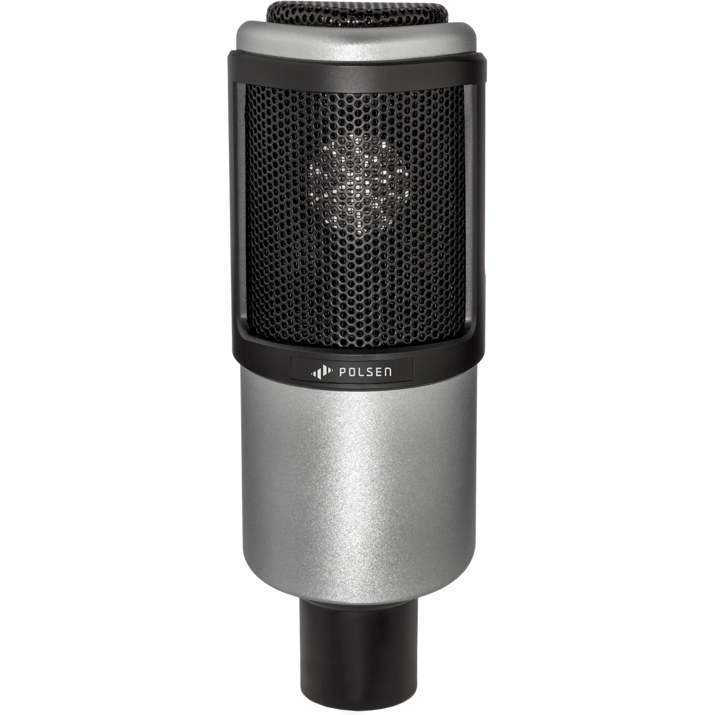 Polsen PCR-65 Cardioid Condenser Mic Broadcaster Kit with Suspension Arm, Headphones & Cable