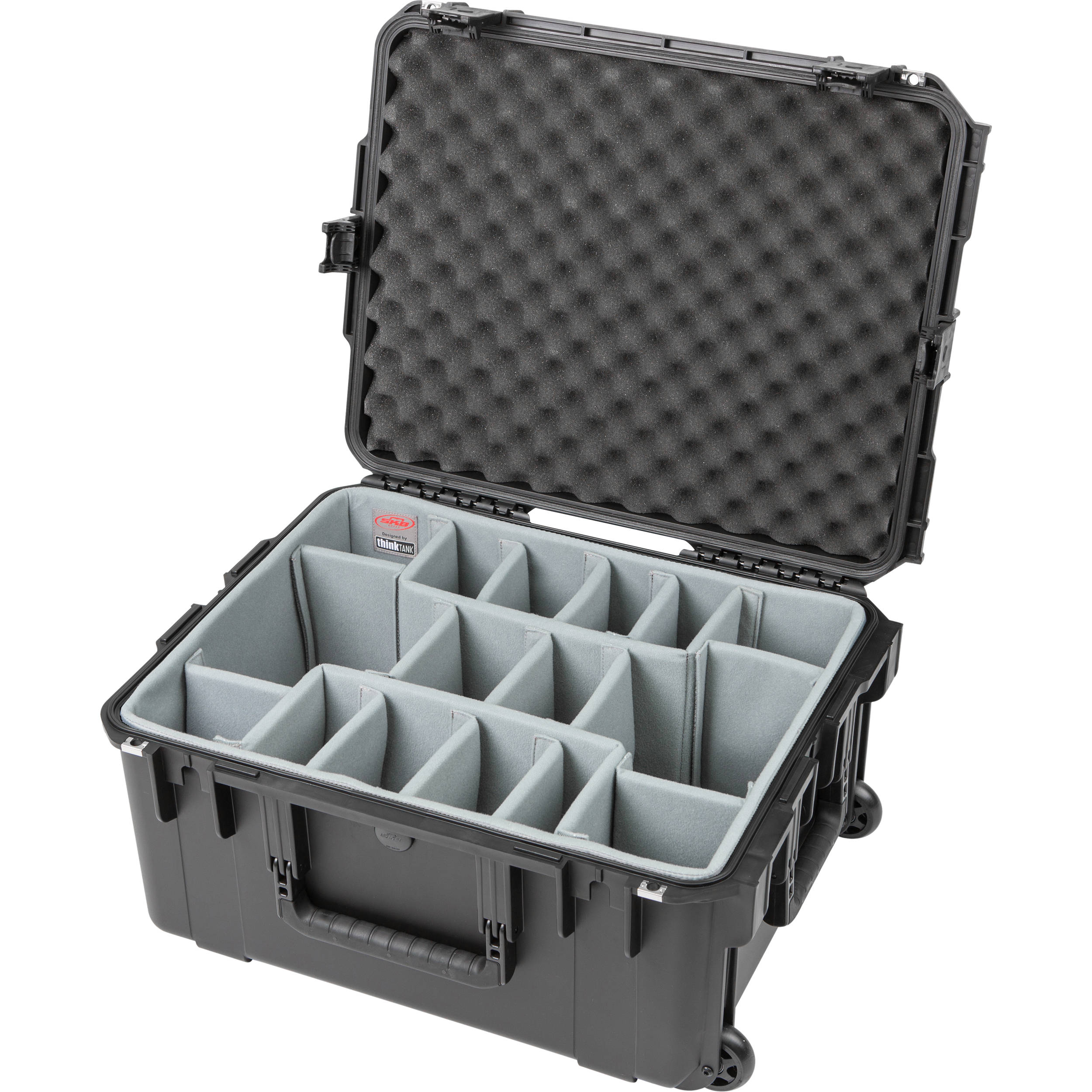 SKB iSeries 2217-10 Case with Think Tank-Designed Photo Dividers &Lid Foam (Black)