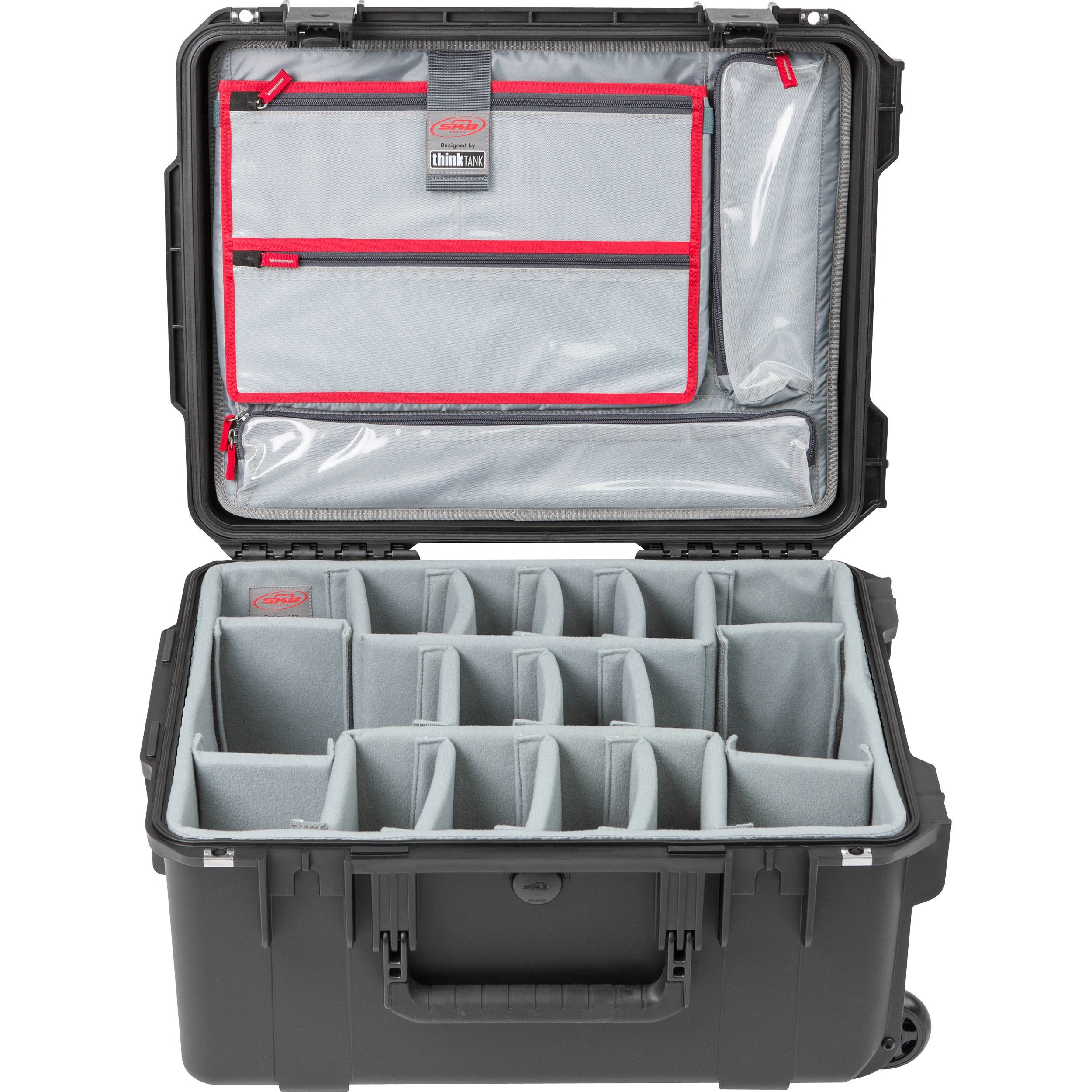 SKB iSeries 2015-10 Case with Think Tank-Designed Photo Dividers &Lid Organizer (Black)