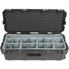 SKB iSeries 3613-12 Case with Think Tank-Designed Lighting/Stand Dividers &Lid Foam (Black)