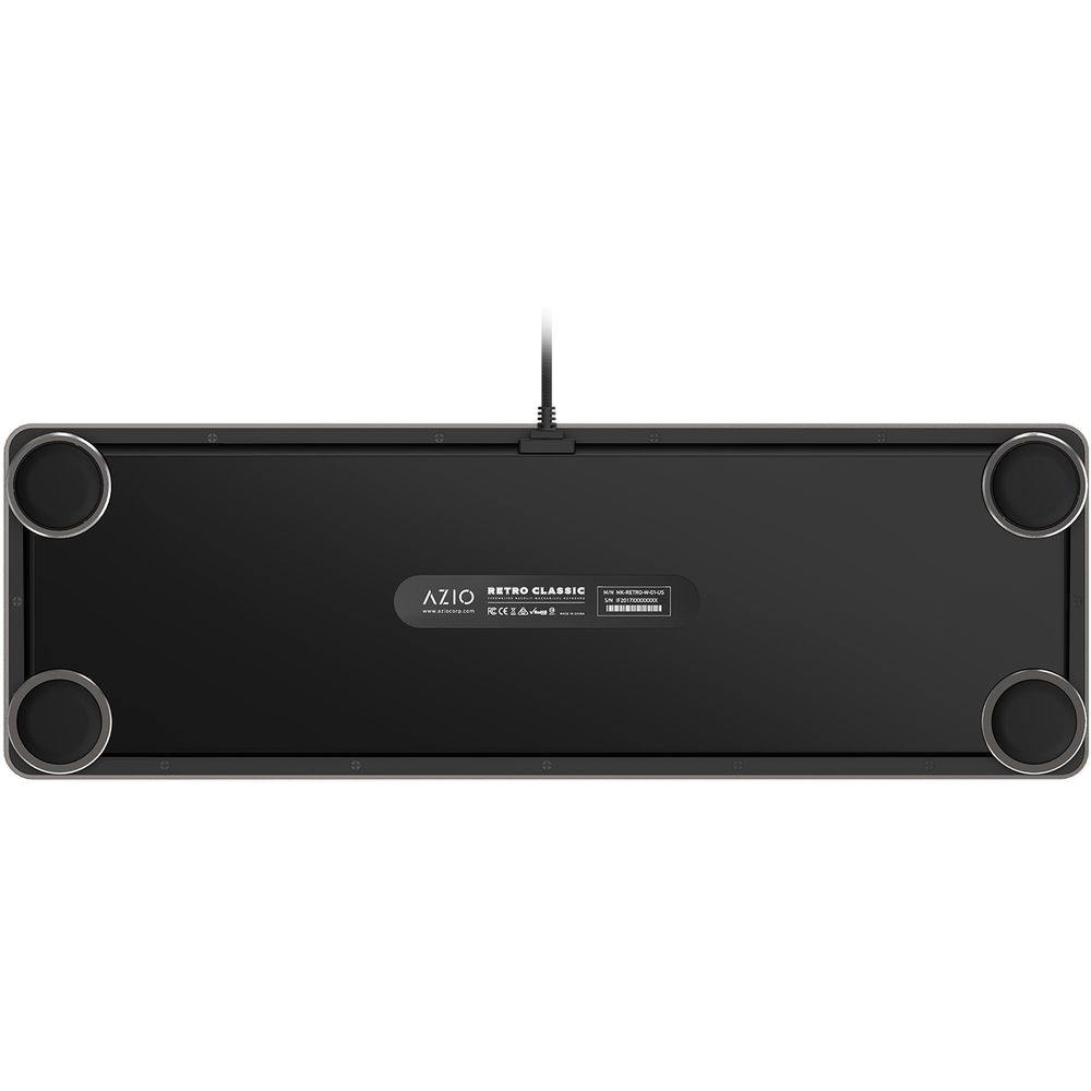 AZIO Retro Classic USB Backlit Mechanical Keyboard (Elwood)