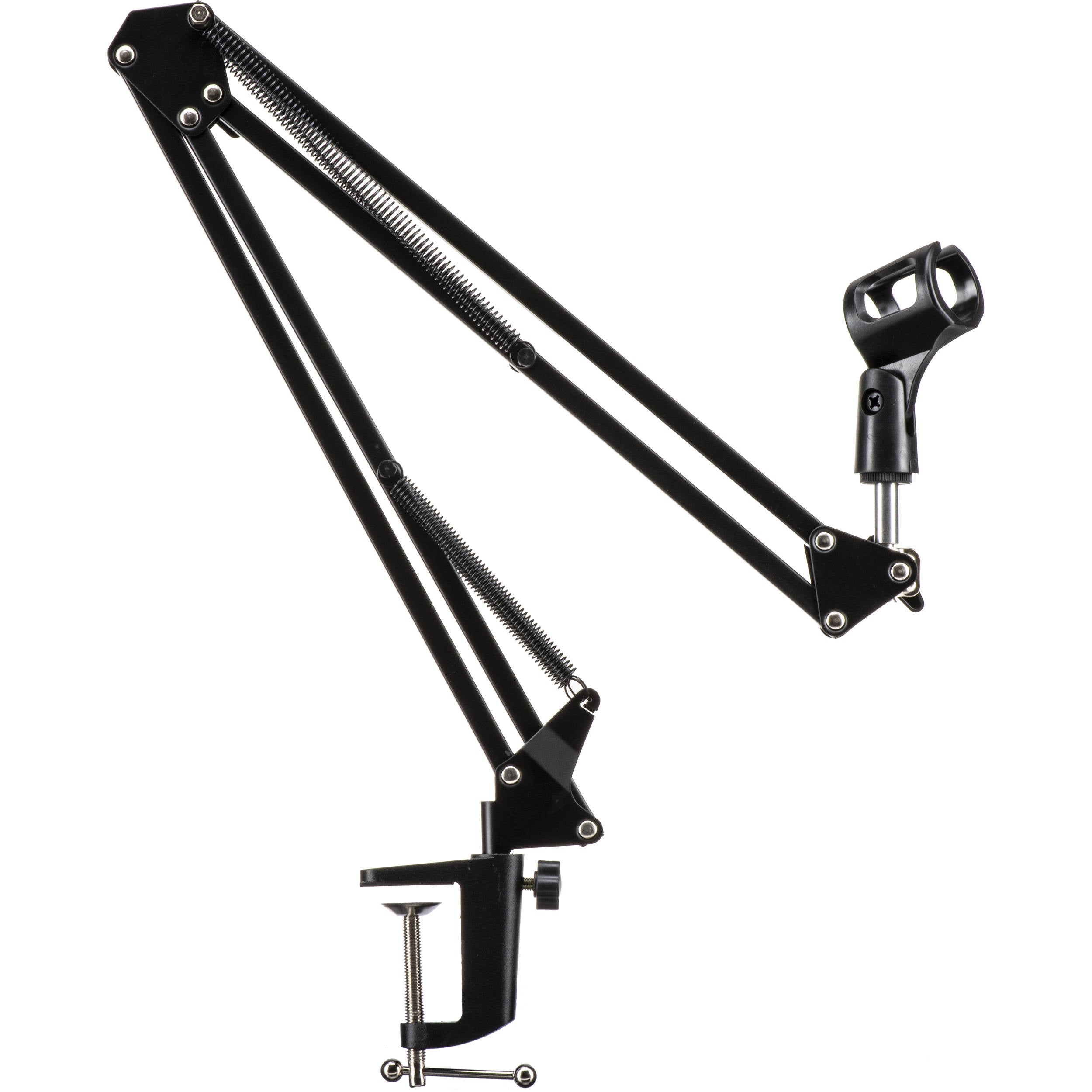 Polsen PCR-65 Cardioid Condenser Mic Broadcaster Kit with Suspension Arm, Headphones & Cable